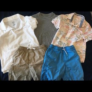 Boys shorts and shirts